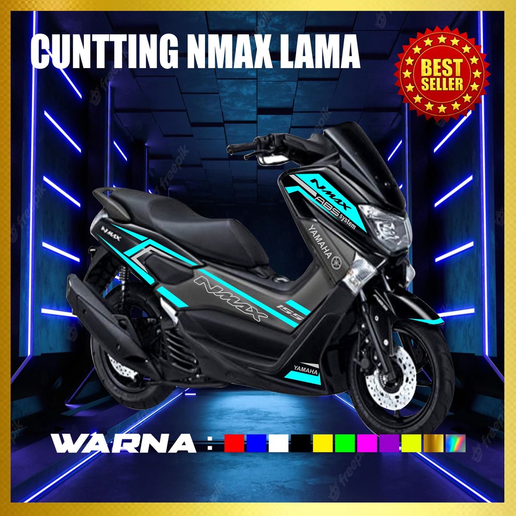 CUTTING STICKER NMAX LAMA STICKER CUTTING NMAX OLD STICKER CUTTING MURAH NMAX OLD