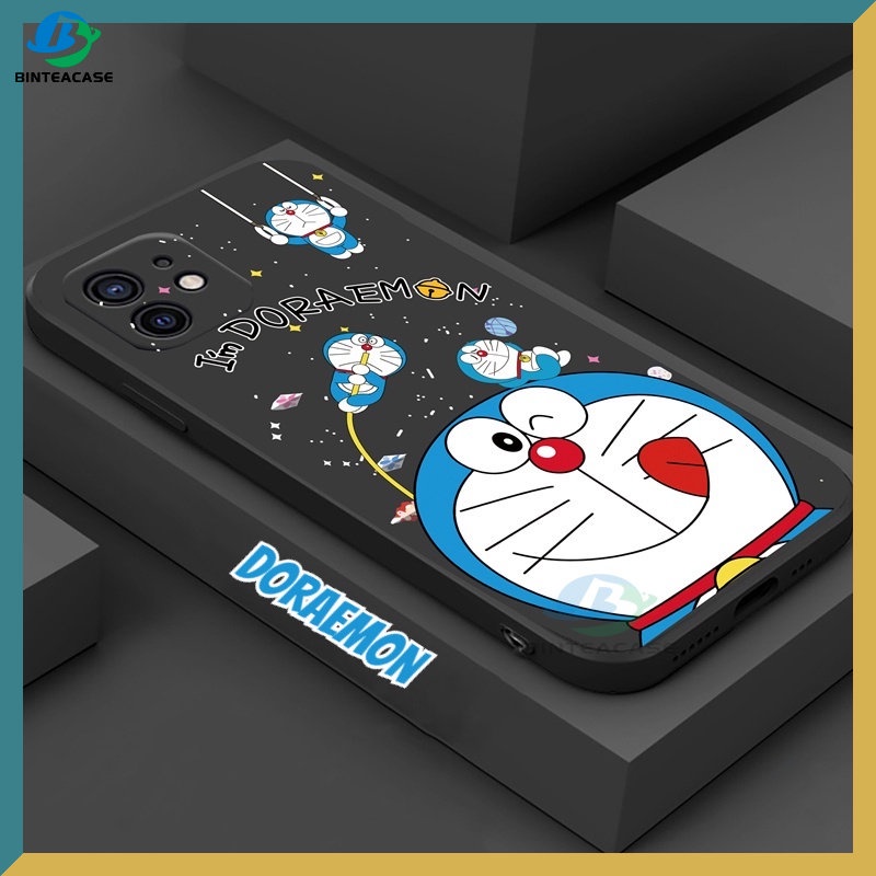 Soft Case Silikon Motif Doraemon Untuk IPhone 13 Pro Max 11 12 Xr XS 6 6S 7 8 Plus