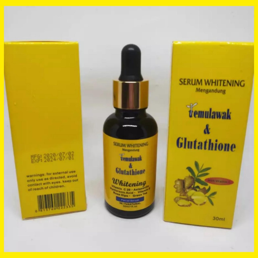 SERUM TEMULAWAK Original GLUTATHIONE / SERUM WHITEING ORIGINAL