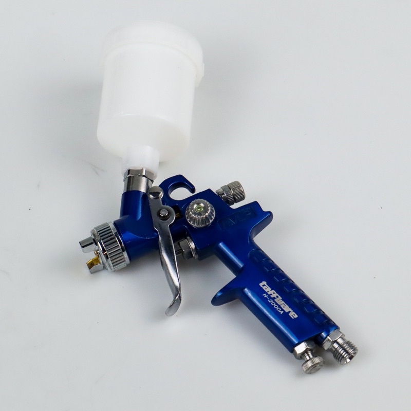 Taffware Professional Spray Gun Nozzle HVLP Airbrush 0.8mm - H-2000 - Blue