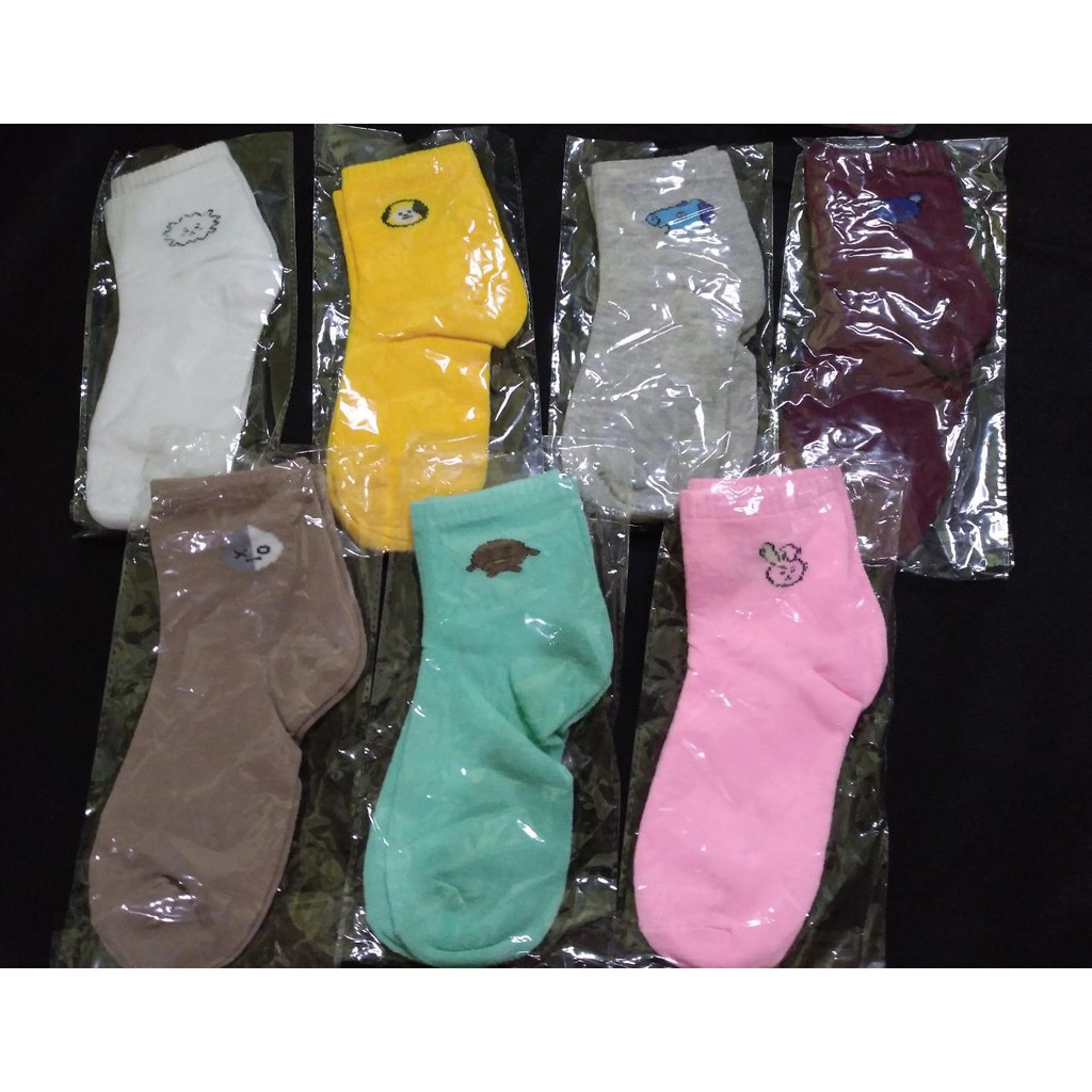 KAOS KAKI BTS/BT21/BT ARMY KARAKTER