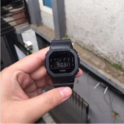 BISA COD !!!! JAM TANGAN G-SHOCK SEGI PRIA/WANITA DW5600 SERIES(READY FULL BLACK)