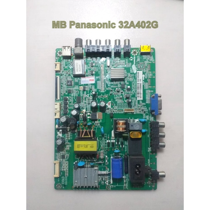 MB Mainboard TH-32A402G - TH 32A402g - TH - 32A402G modul mesin TV LED Panasonic Regulator PSU Power