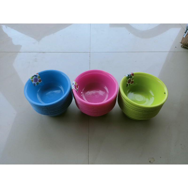 mangkok plastik murah / mangkok soup  warna cerah  bowl sunlife 803