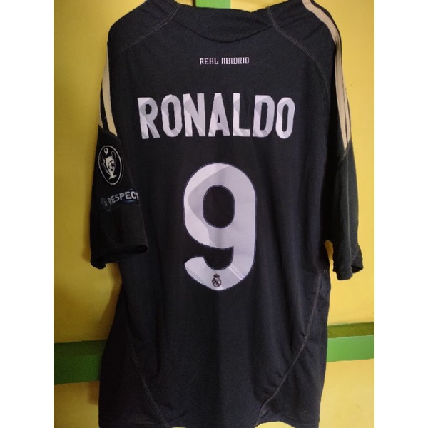 jersey real madrid 2009/10 namset ronaldo