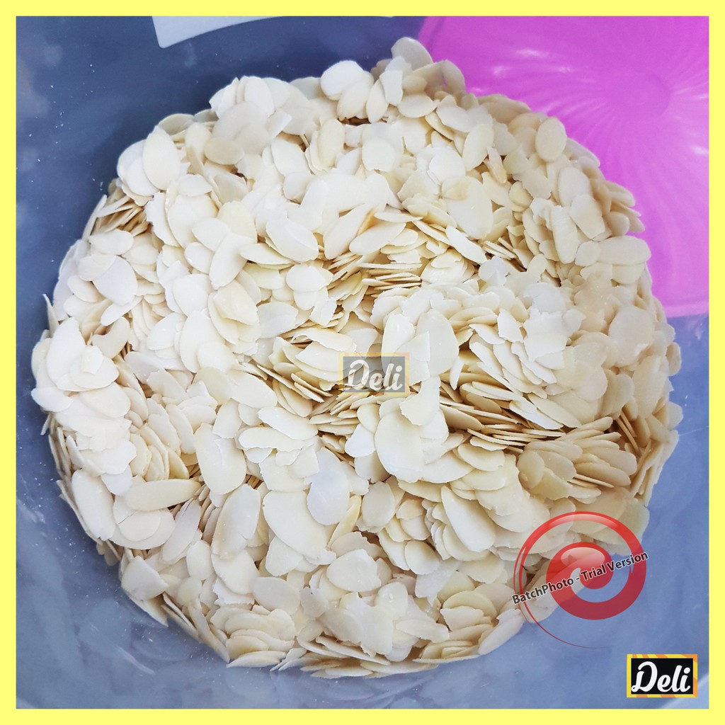 

House of Almond Kacang Almond Slice Repack 100gr / Topping Kacang Almond Timbangan 100gr