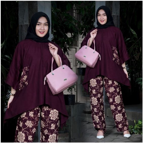 (JUMBO& ALL SIZE LD 135) SETELAN WAKA WAKA TIE DYE JUMBO / ONE SET TYDE/ DAILY SET RAYON MOTIF/ SETE