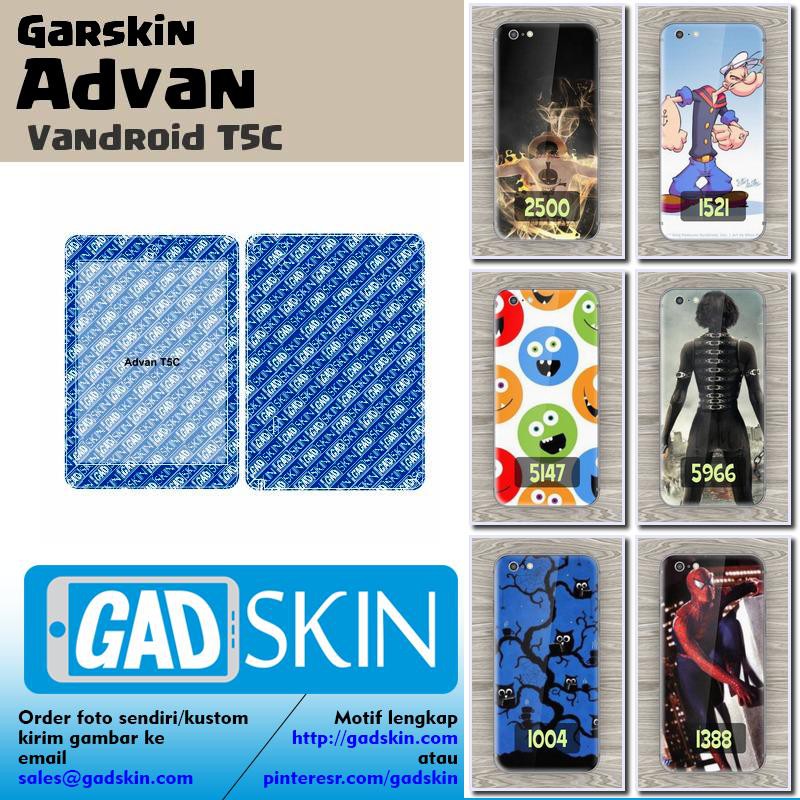 Garskin Advan  Vandroid T5C keren foto custom