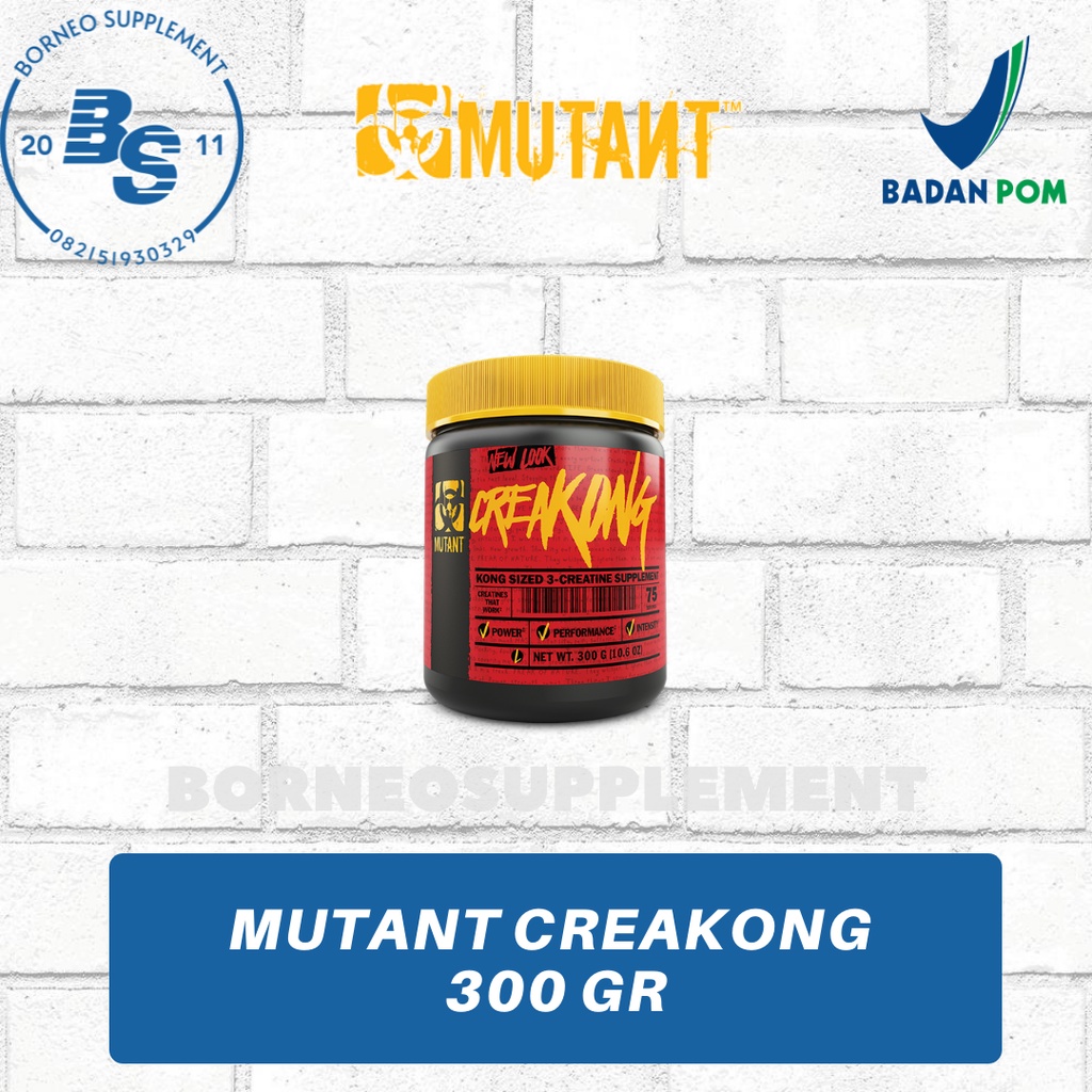 Mutant Creatine creakong 300gr BPOM