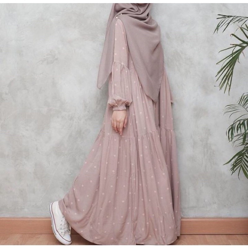 ORI Milly Dress by Ash_shofwa.id-gamis rayon