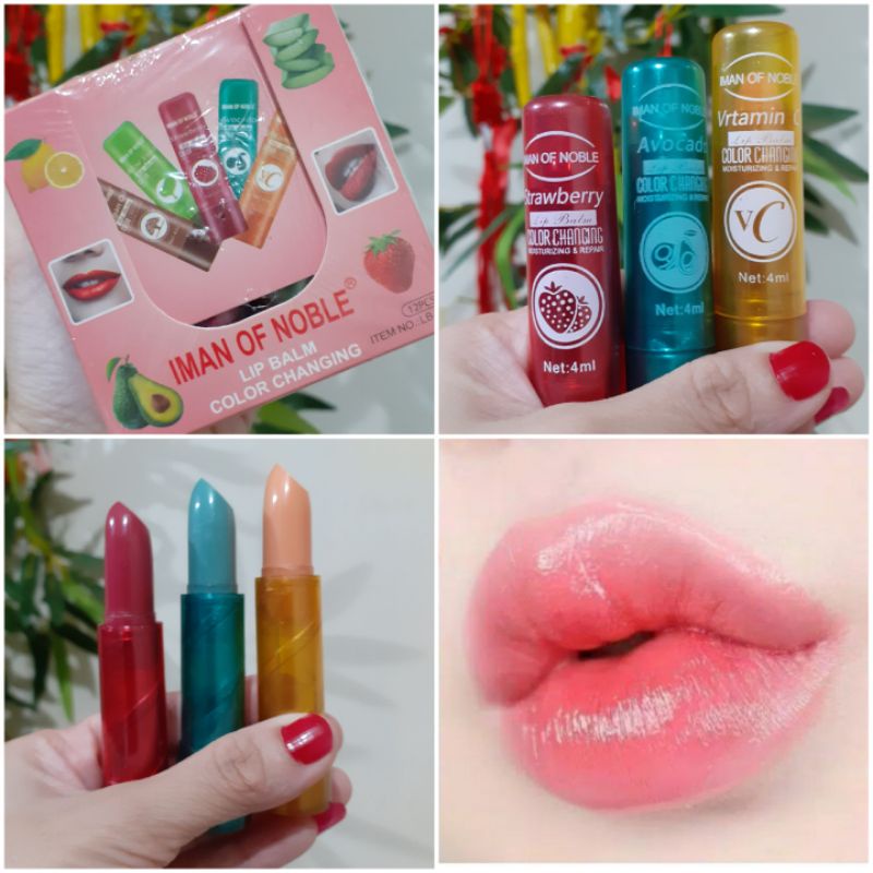 Lip Balm Pelembab Bibir Lipbalm Kosmetik Skincare Make Up Makeup Fruity