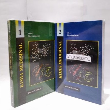 PAKET 2 BUKU KIMIA MEDISINAL JILID 1 &amp; JILID 2 TERMURAH LARIS