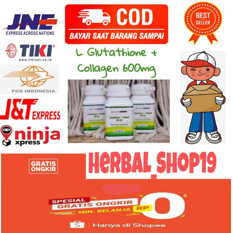 L-GLUTATHIONE  600mg + COLLAGEN (Premium)