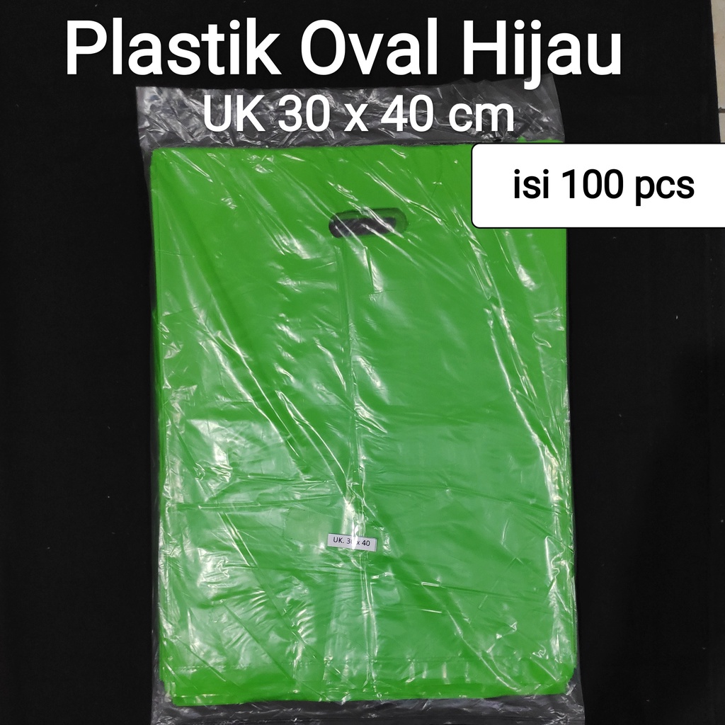 Plastik Oval Polos Uk 30x40 (100 pcs) / 25x35 (100 pcs) / 20x30 (100 pcs), kantong Plastik baju - Kantong Baju / Plastik Packing