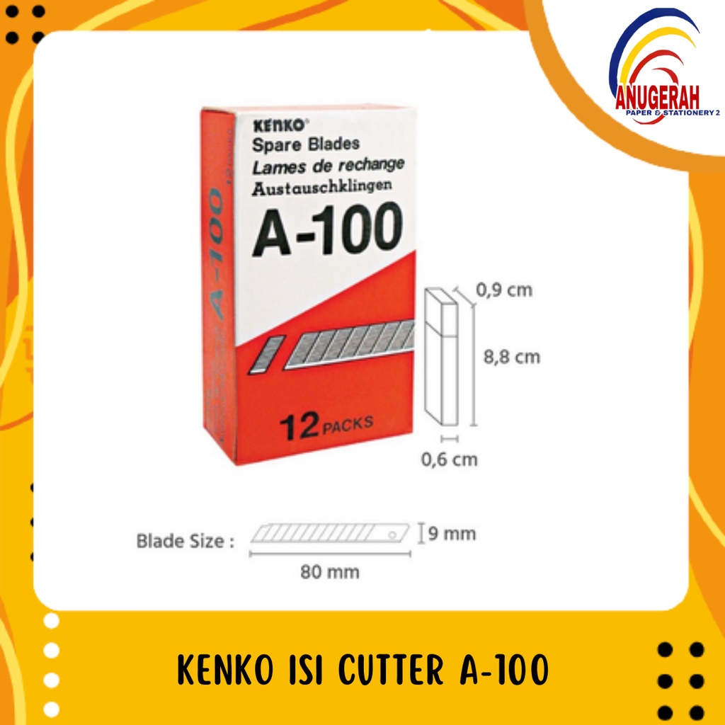 

KENKO ISI CUTTER A-100 (KECIL) (PCS)