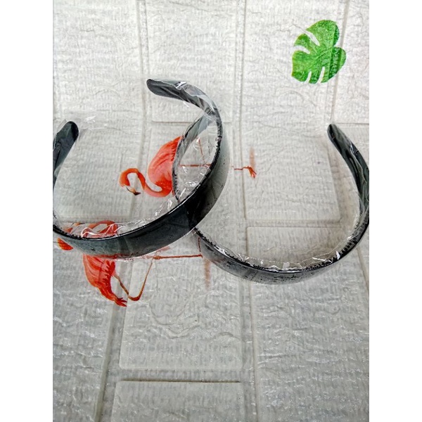 BANDO GEPENG 2,5 CM HITAM [PER PCS]