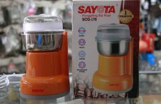 Sayota coffe grinder untuk penggiling Biji-bijian kopi dll SCG 178