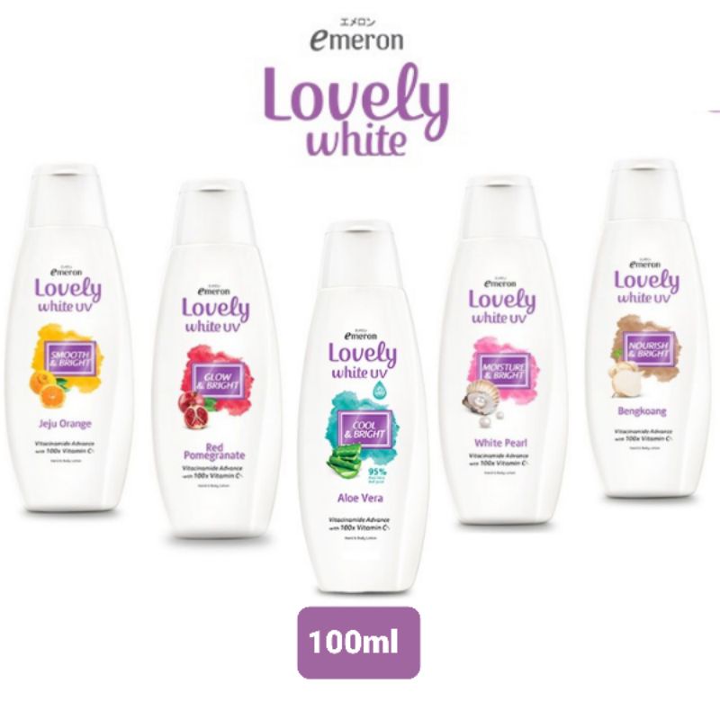 EMERON LOVELY WHITE UV 100ml Hand &amp; Body Lotion