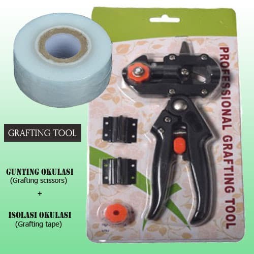 Pisau - Paket Grafting Tool Alat Okulasi Gunting Okulasi Plastik Tape Okulasi