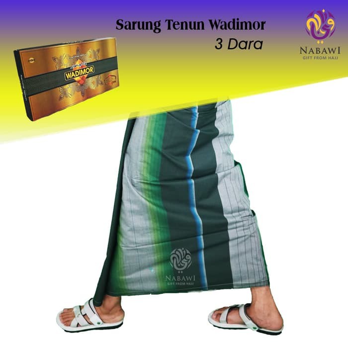 Sarung Wadimor 3 Dara/Tiga Dara/Sarung Tenun/Sarung Ukuran Dewasa