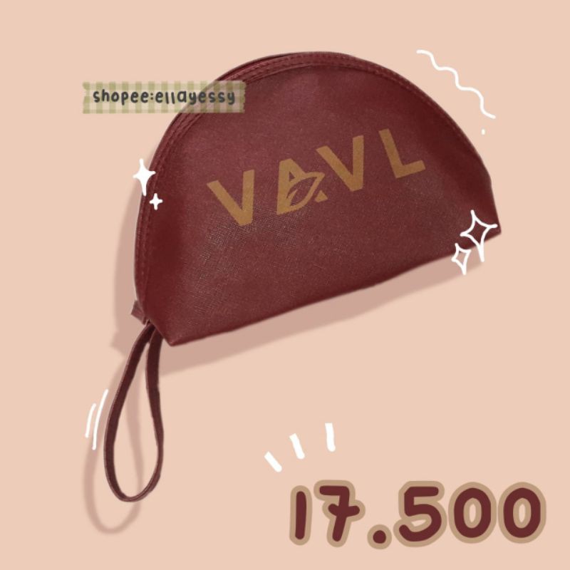 POUCH VAVL MAROON