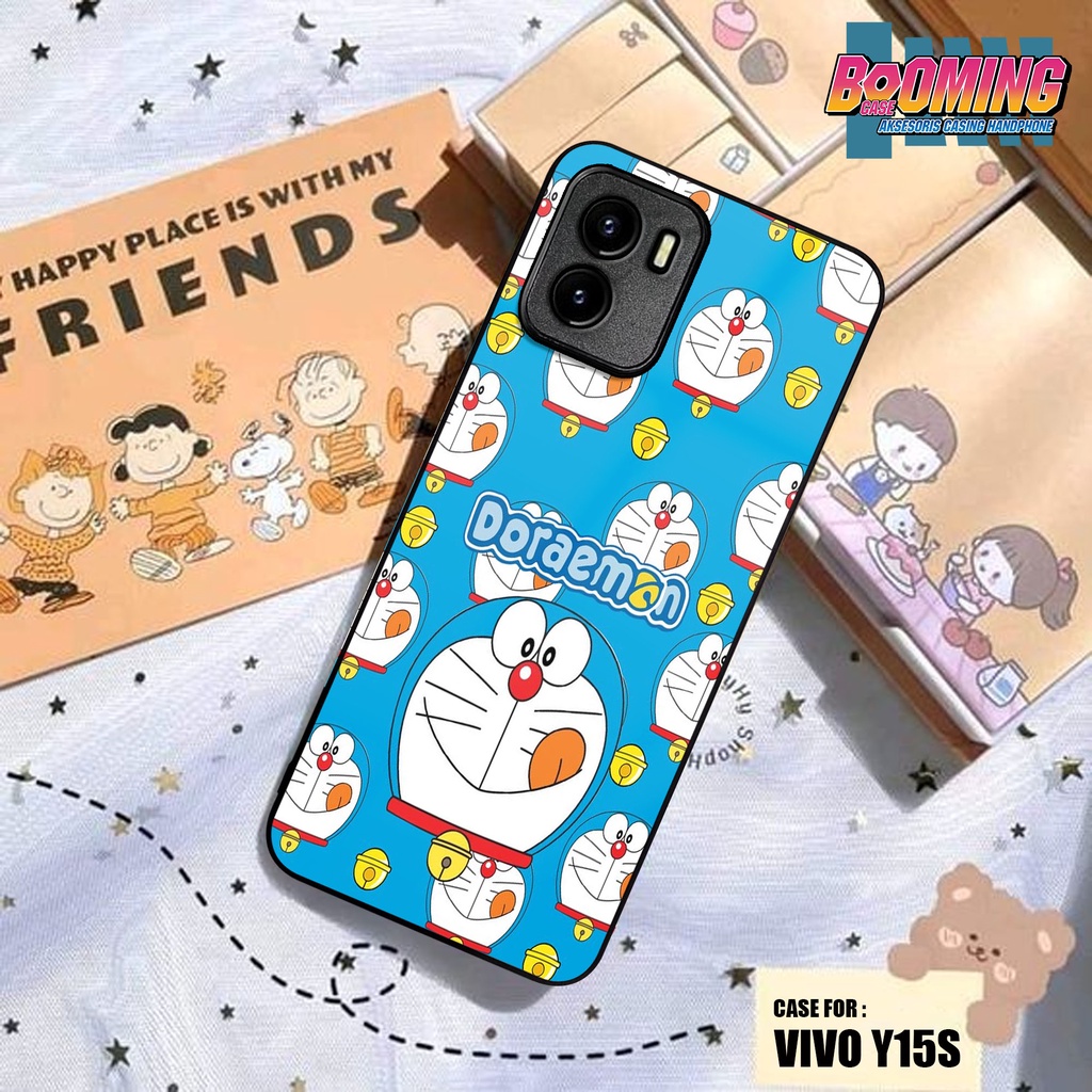 Casing Vivo Y15S - VIVO Y01 Hardcase 2D Glossy Case Motif DORAEMON