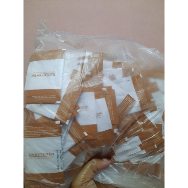 

(SNI) Sweetener sachet/gula diet ber BPOM isi 250pcs untuk hotel cafe