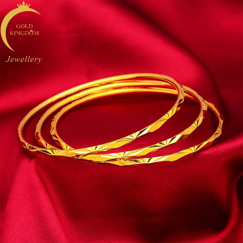 Perhiasan Gelang Lapis Emas Asli Kadar 375 Desain Meteor Untuk Pernikahan