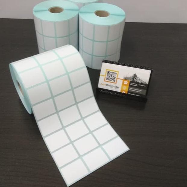 

F022 LABEL BARE 33 x 25 33x25 mm - 33x25mm 3 LINE KERTAS STICKER SEMICOATED ,,