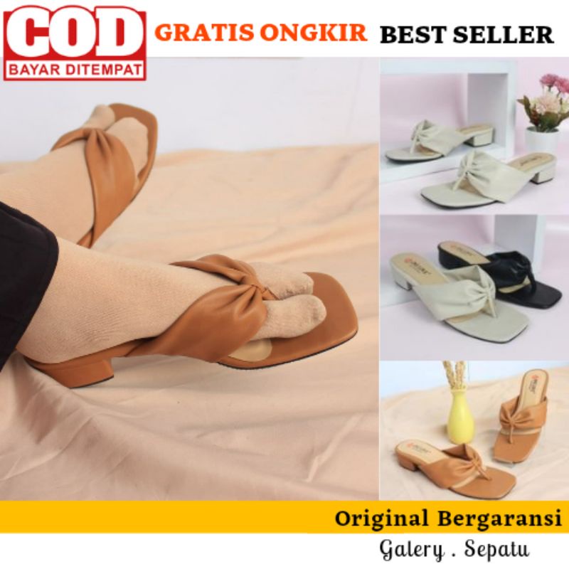 One Love Sandal Hak Tahu Wanita Tinggi 5 Cm Sandal Hells Wanita One LoveOriginal Branded Sendal Cewe