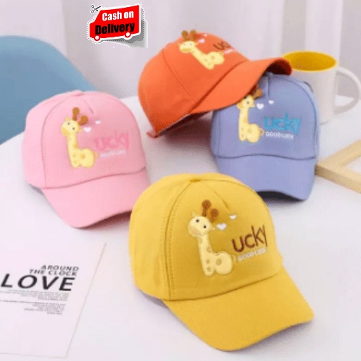 Topi Baseball Anak/ Balita  Bordir Lucky Usia 2-10 Tahun Laki Perempuan