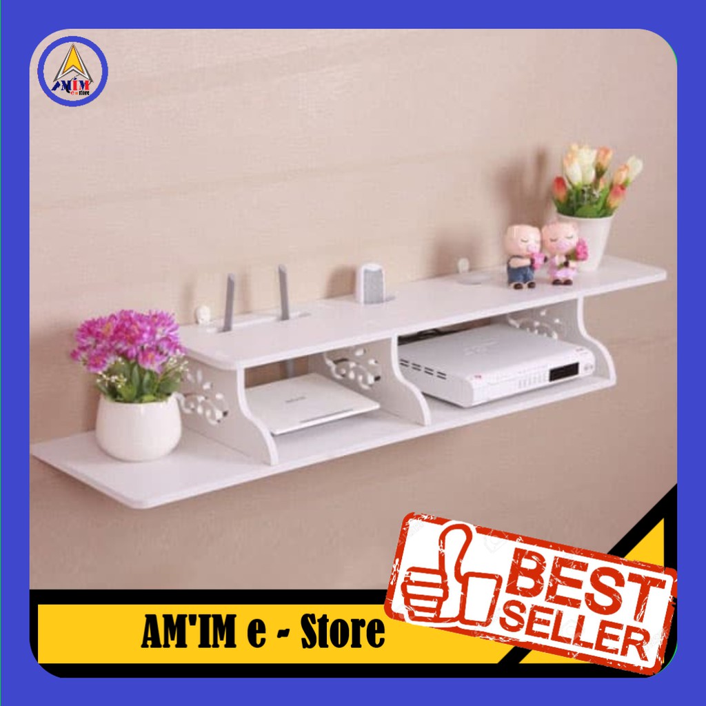 Multifunction Floating Rack Rak  Dinding  Multifungsi 