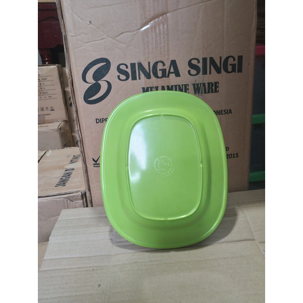 Piring Makan Melamin Melamine Oval Segi P-8301S / PSV-10 P8301S / PSV10 Singa singi