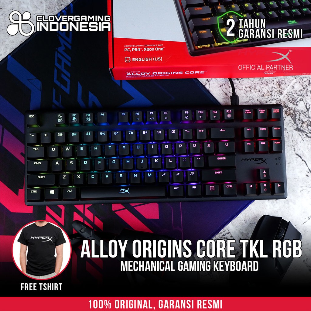 HyperX Alloy Origins Core TKL RGB - Mechanical Gaming Keyboard