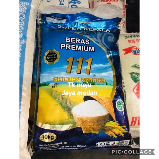 

Beras 111 Pulen Premium 10kg(Grab)Medan