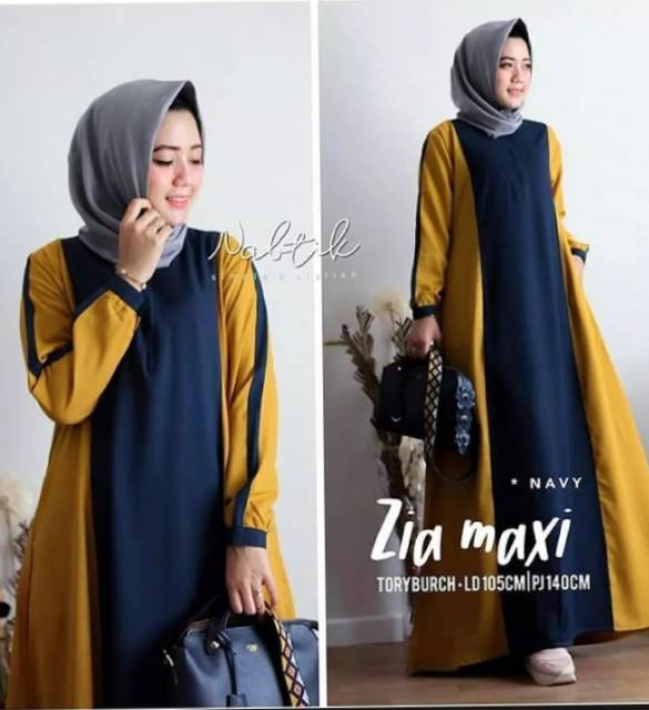 Baju gamis Zia Maxi dress-1