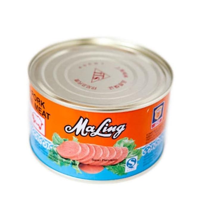 

Silahkan Order] Ma Ling TTS Canned Pork Luncheon Meat / Olahan Daging Babi dlm Kaleng