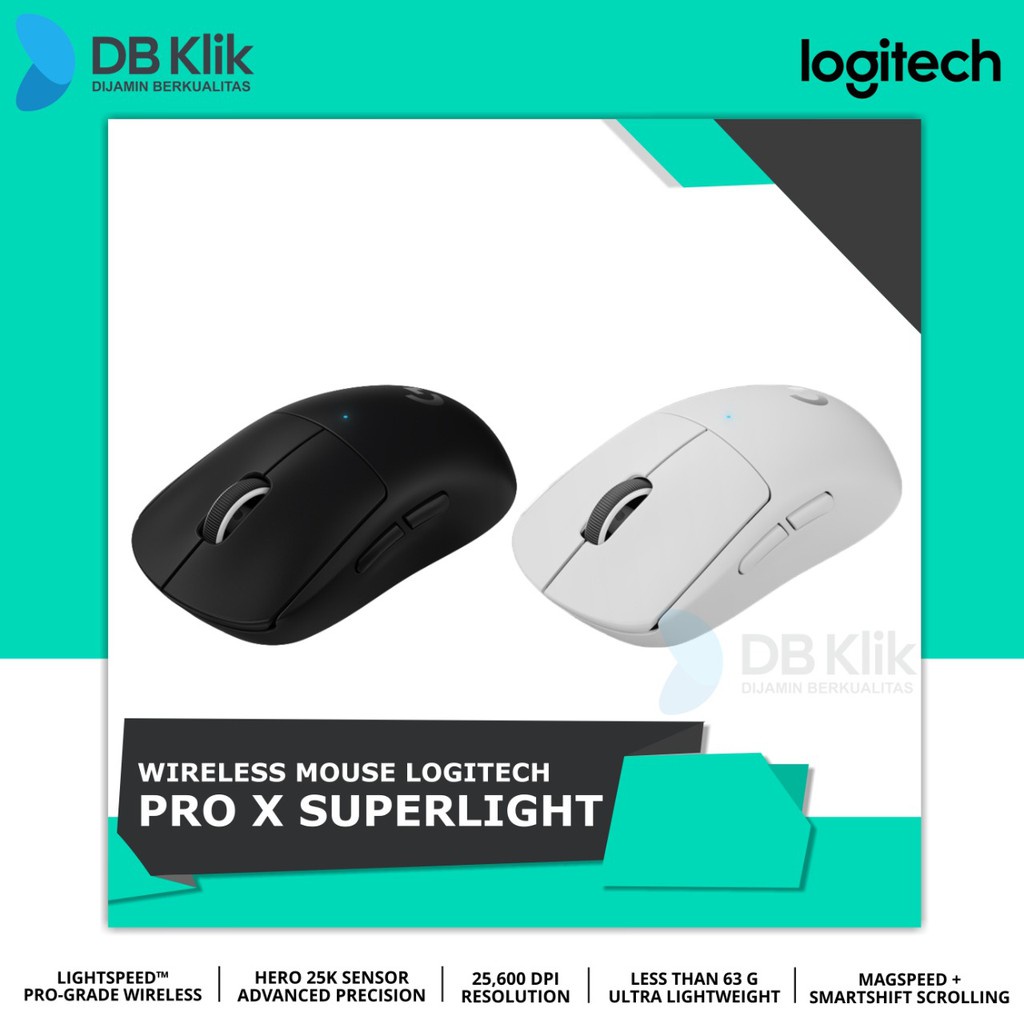 Mouse Gaming Logitech G PRO X Superlight Wireless 25400 DPI