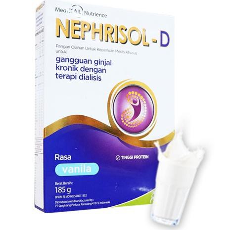 

NEPHRISOL-D - Rasa Vanila - Nutrisi Susu Tinggi Protein - Khusus Pasien Ginjal Cuci Darah E00