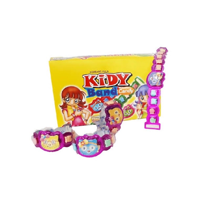 

PERMEN JAM TANGAN KIDY BAND CANDY BOX 40PCS