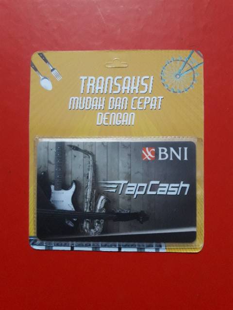 BNI Tapcash edisi Music - Guitar and Sax /Like eMONEY eTOLL Flazz or Brizzi