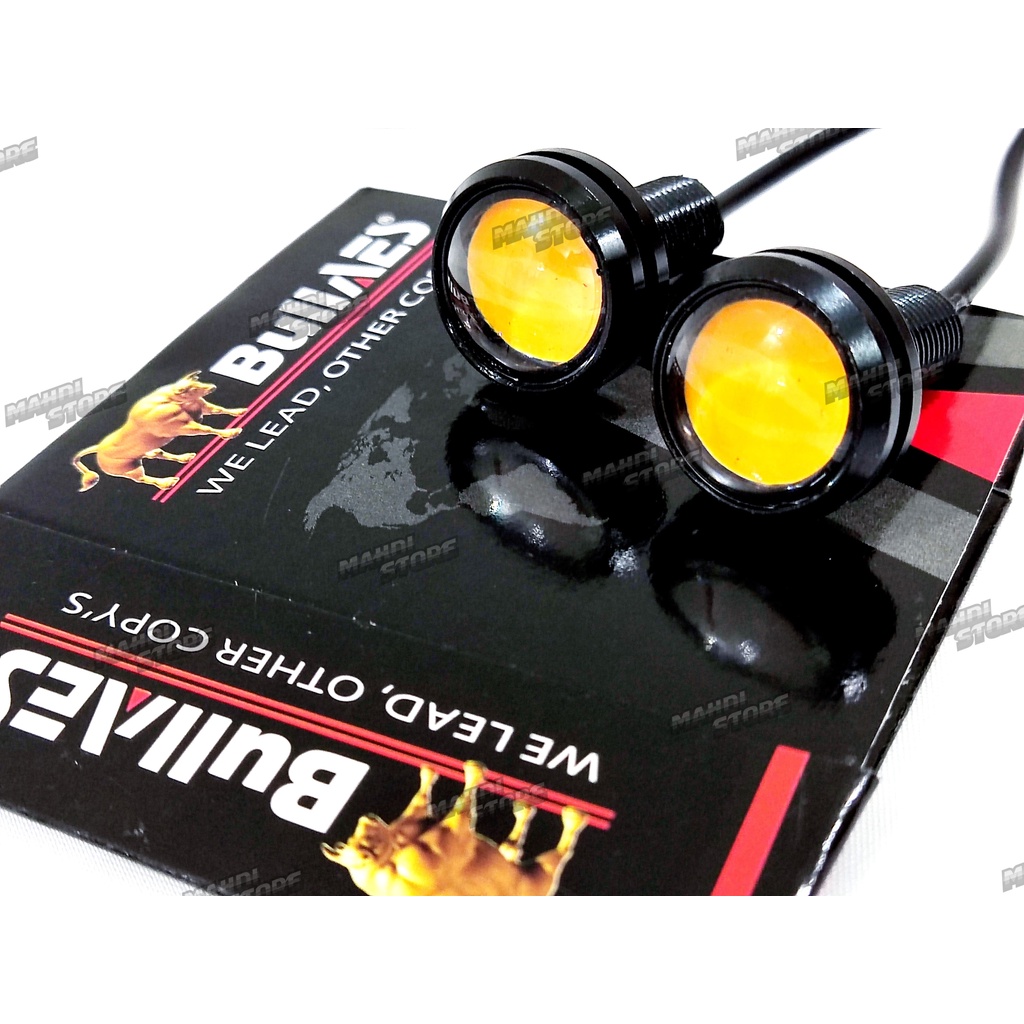 Lampu Sen Senja Eagle Eye Mata Elang COB 23mm Waterproof BULLAES AES Honda Yamaha Sepasang