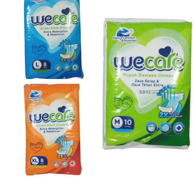 WECARE Unisex Adult Diapers/Centraltrenggalek