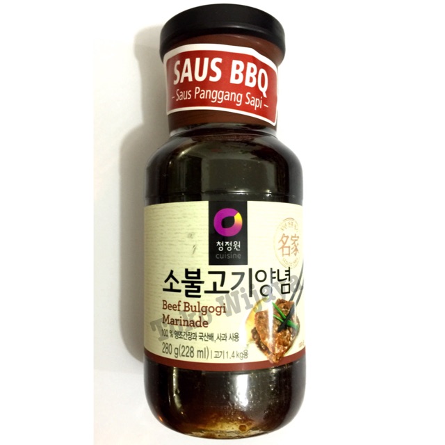 Beef Bulgogi Marinade Chung Jung One | Shopee Indonesia