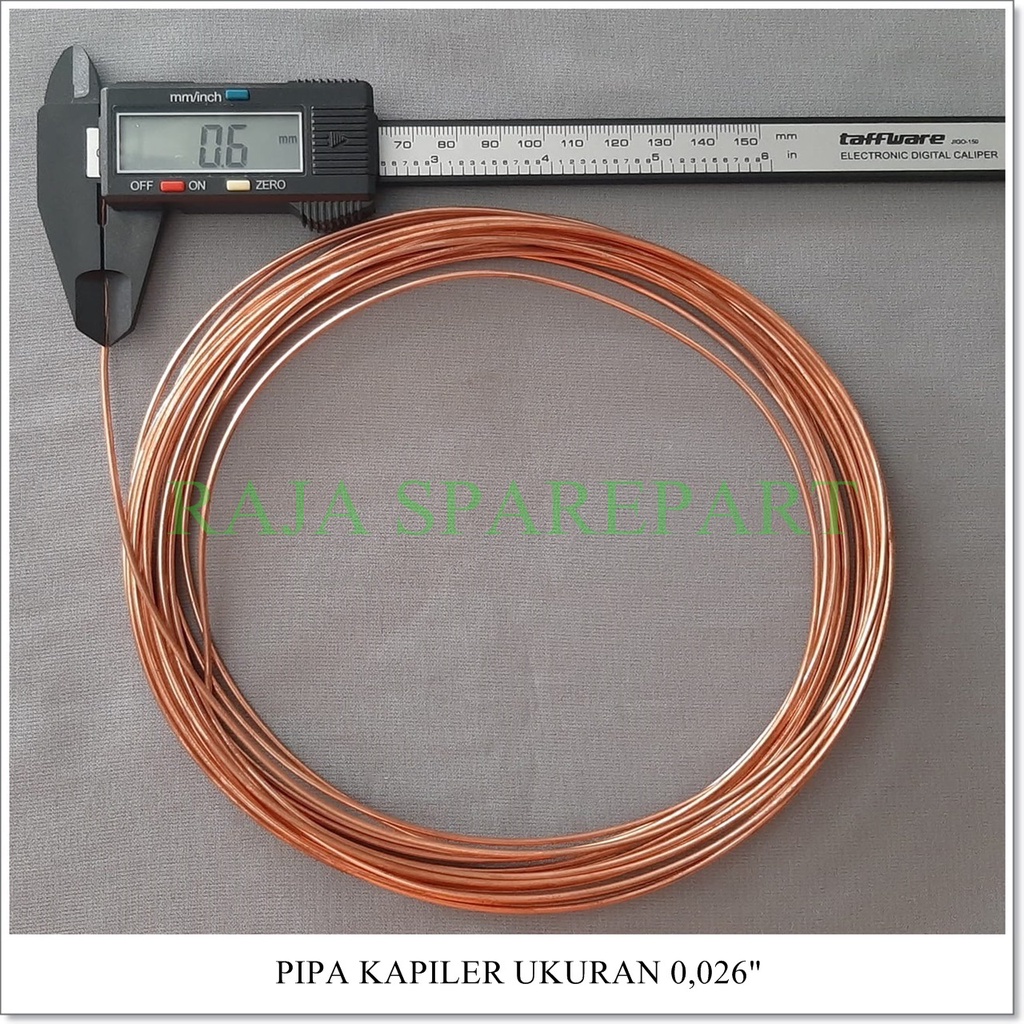 Pipa Kapiler Ukuran 0,026 ( Harga Untuk 1 Meter )