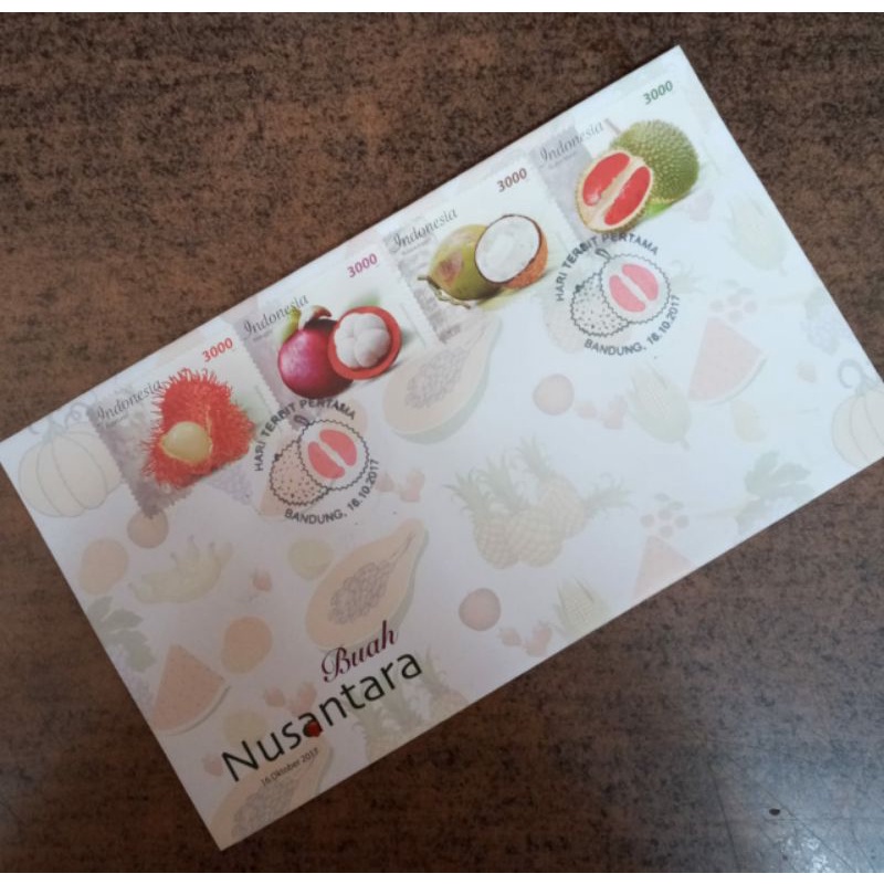 

Sampul Hari Pertama Prangko Perangko Indonesia seri Buah Nusantara 2017