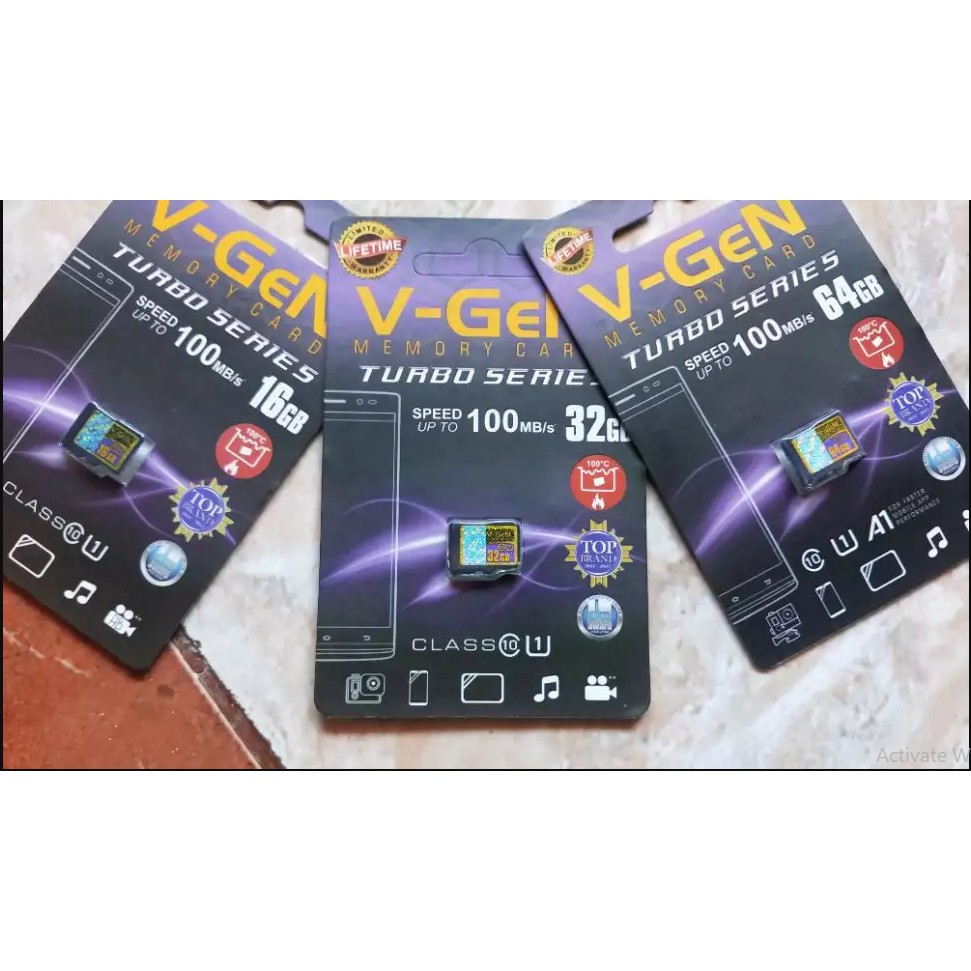 V-gen vgen Micro SD Class 10 TURBO microsd class10 CCTV HP Class10 100mbps bisa untuk camera kamera dash cam dashcam memory card memorycard garansi 5 tahun 100MB/s 100 MB/s 100mb c10 5tahun 5year 5years year years resmi MC