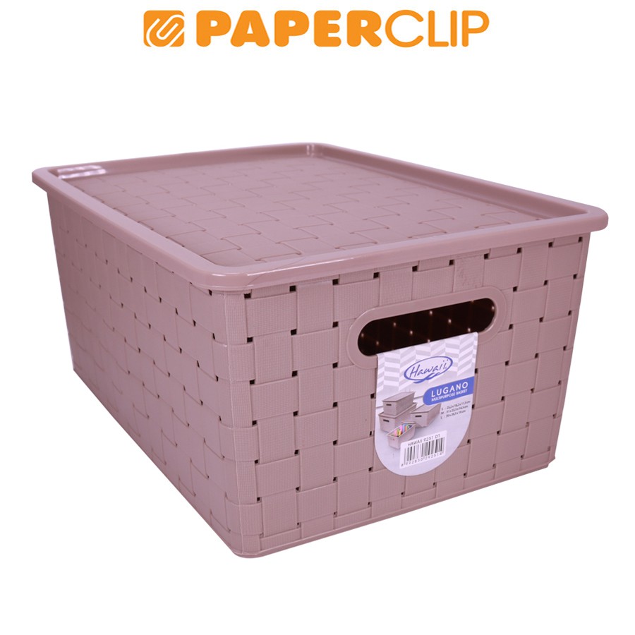 BASKET HAWAII 9251 MEDIUM LIGHT BROWN LUGANO