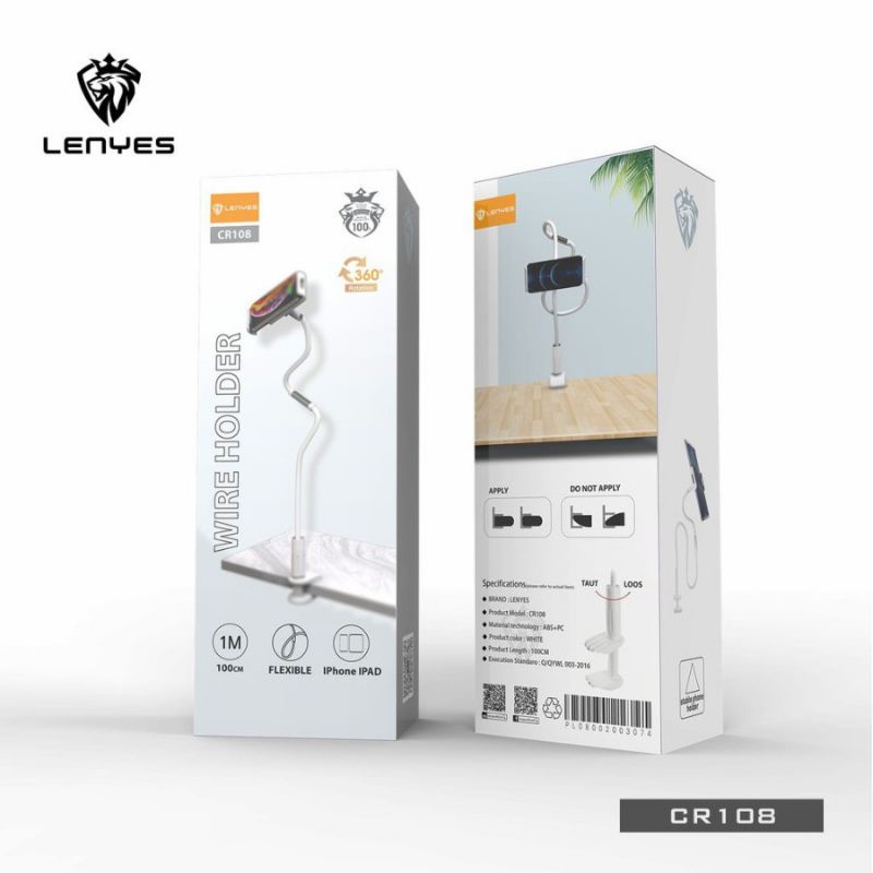 lazypod lenyes CR 108 Stand Holder Meja Flexible 1 Meter untuk Smartphone