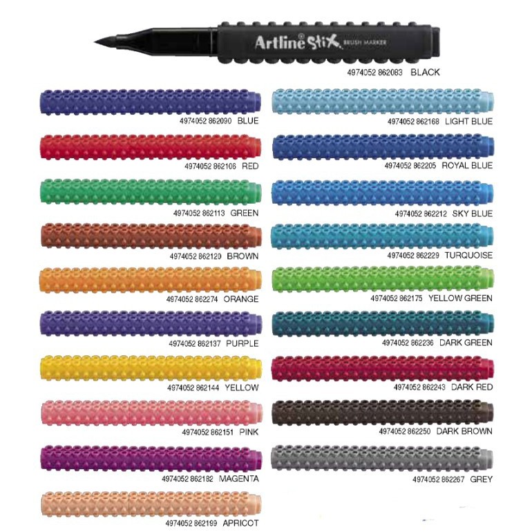 

ARTLINE Stix Spidol Brush Marker ETX-F